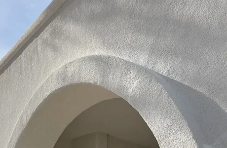 Traditional cement stucco finish